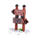 MOC Notice Board Bonfire Stove Medieval Town Street For LEGO Building Blocks Set