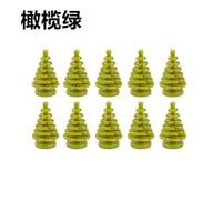 City Tree Green Bush Garden MOC Flower Grass for Lego Building Blocks Sets DIY