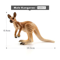 1pc Ostrich Meerkat Okapi Swan Crocodile Animal Miniature Art Toy Figure Doll