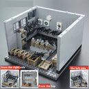 294pcs WW2 Military Weapon Warehouse Training Model Base Building Blocks Toy DIY
