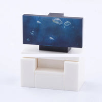 MOC City House Furniture Piano TV Sofa Parts for Lego Sets Building Blocks Set