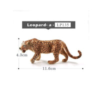 1pc Wolf Deer Leopard Alpaca Koala Antelope Animal Miniature Art Toy Figure Doll