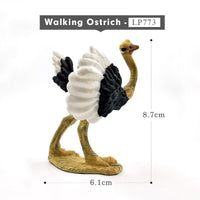 1pc Simulation turkey bird Chicken Farm Animal Miniature Art Toy Figure Doll