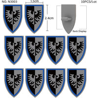 Medieval Military Knights Shields Middle Age For LEGO Building Blocks Brick Toy