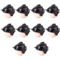 Military MOC SWAT Gun Weapon Box Container Headset Building Blocks Brick Toy DIY