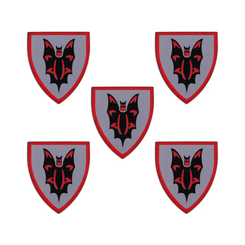 Medieval Military Knights Wolf Shield Armor For LEGO Building Blocks Brick Toy