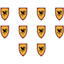 Medieval Military Army Soldier Shield Helmet For LEGO Building Blocks Brick Toy