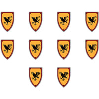 Medieval Military Army Soldier Shield Helmet For LEGO Building Blocks Brick Toy