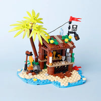 MOC Notice Board Bonfire Stove Medieval Town Street For LEGO Building Blocks Set
