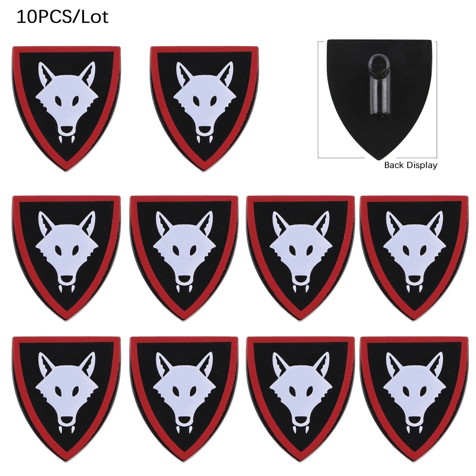 Medieval Military Knights Shields Middle Age For LEGO Building Blocks Brick Toy