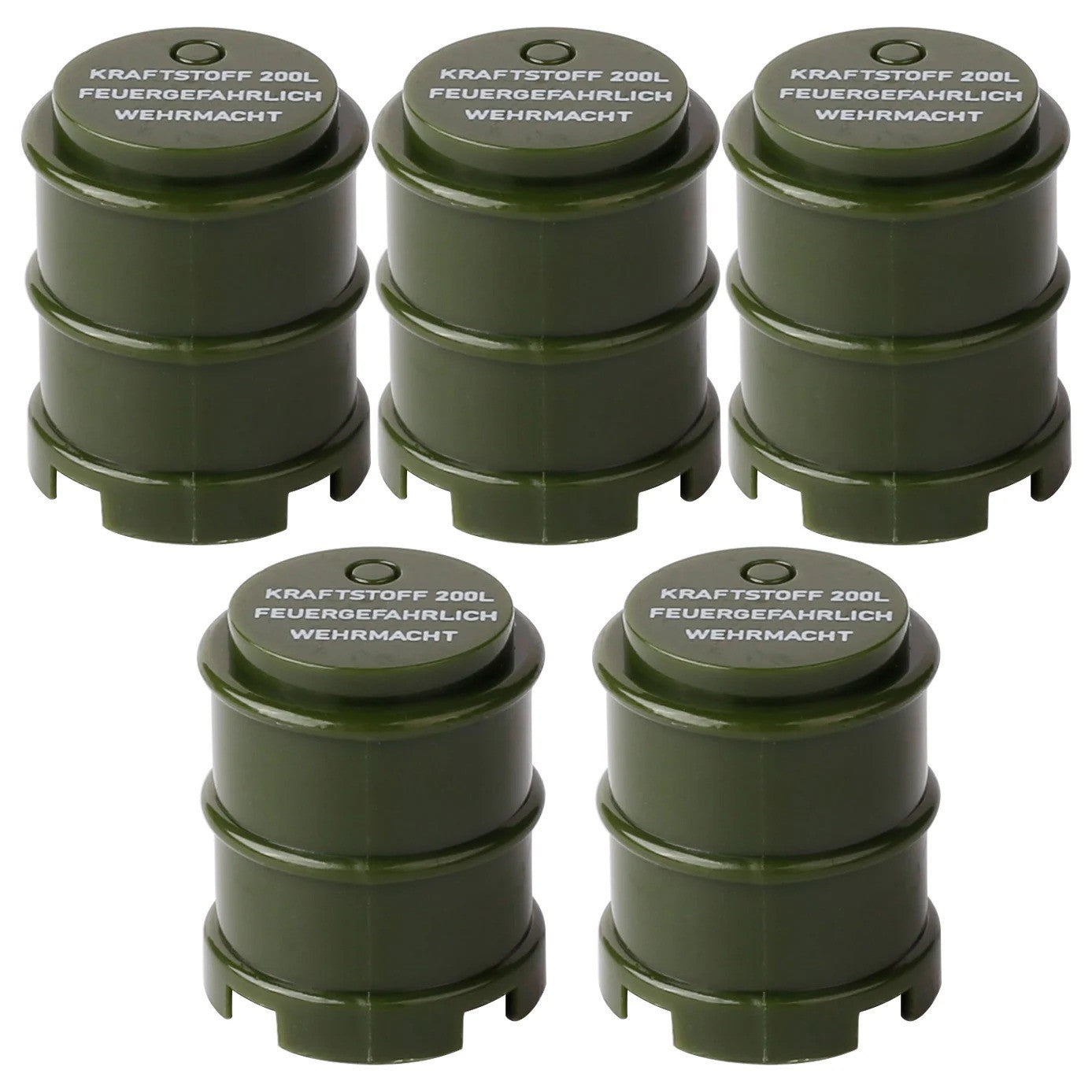 Military Oil Drum Fuel Tank Army War Scene For LEGO Building Blocks Brick Toy