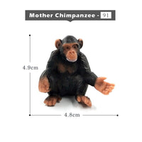 1pc Okapi Sheep Deer Crocodile Lynx Koala Animal Miniature Art Toy Figure Doll