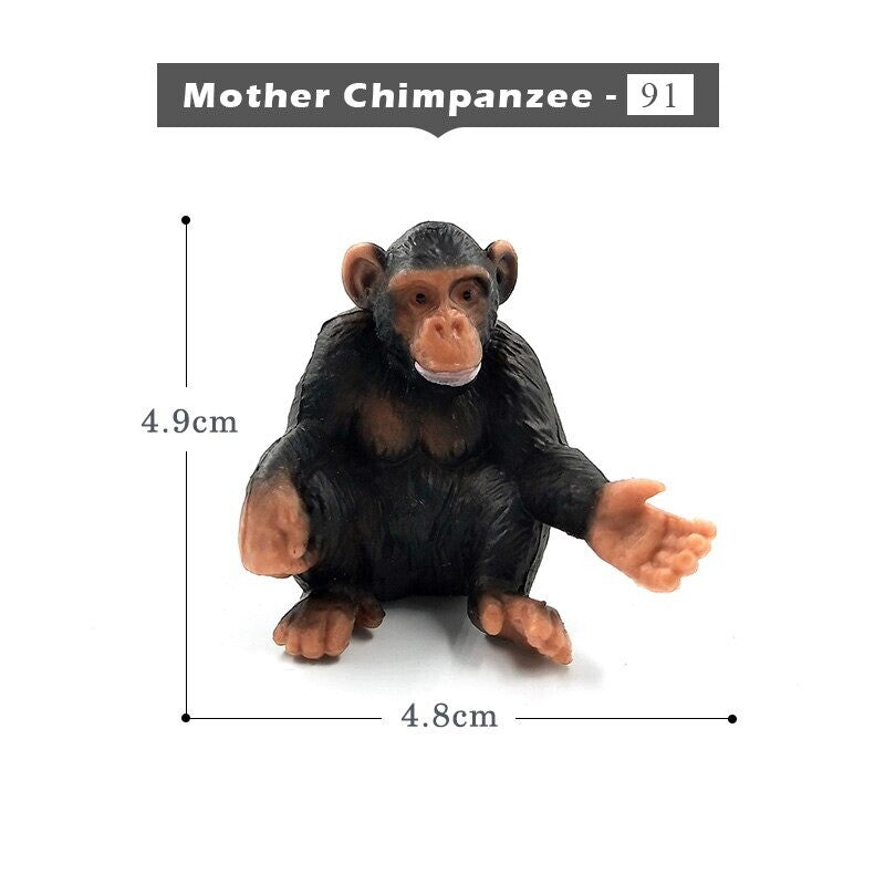 1pc Okapi Sheep Deer Crocodile Lynx Koala Animal Miniature Art Toy Figure Doll