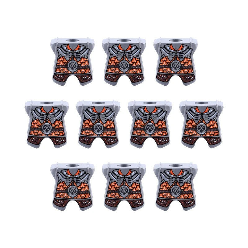 Medieval Military Knights Wolf Shield Armor For LEGO Building Blocks Brick Toy