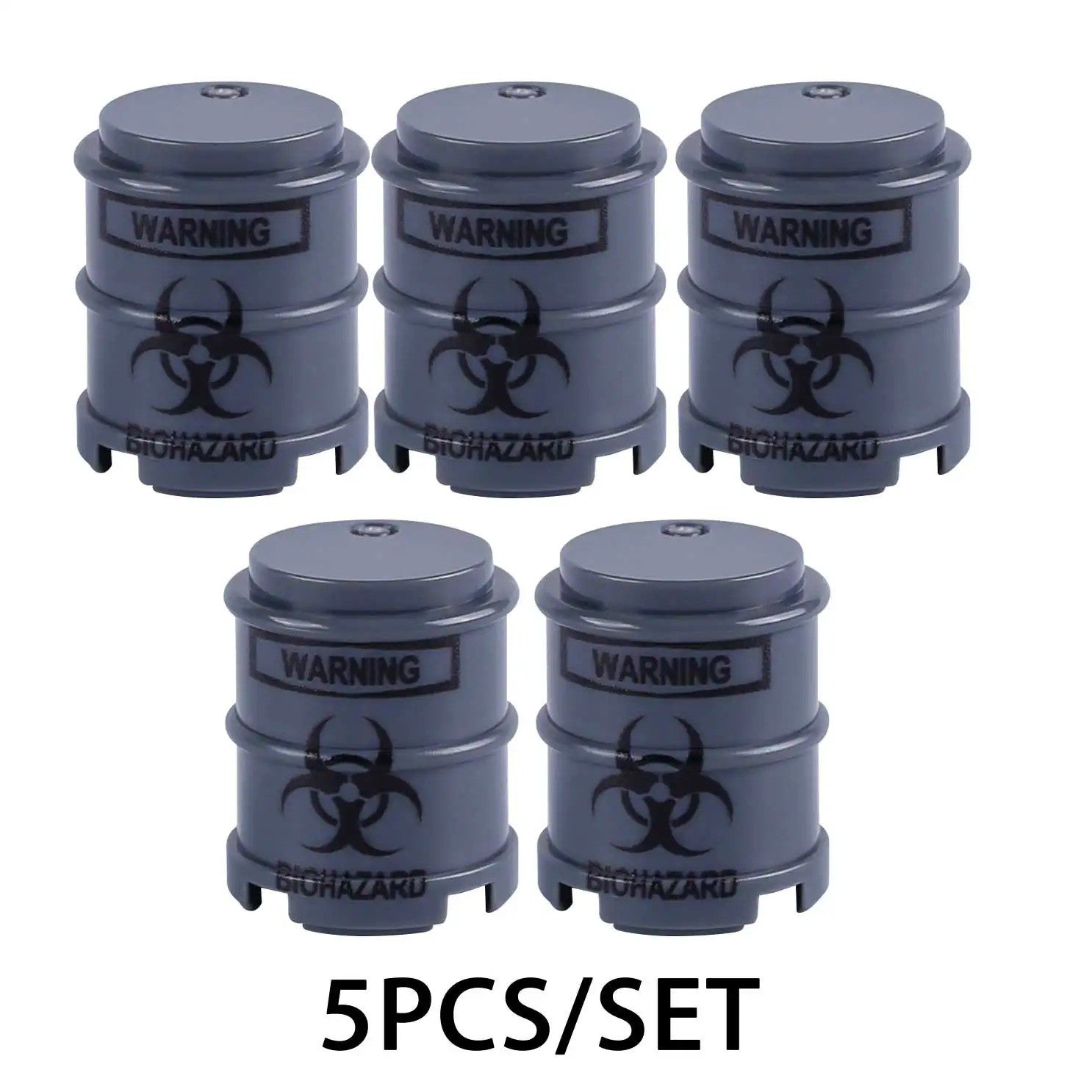 Military Oil Drum Fuel Tank Army War Scene For LEGO Building Blocks Brick Toy