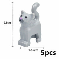 City Animals Cute Dog Sheep Chicken goat pig Cow for LEGO Building Blocks Sets