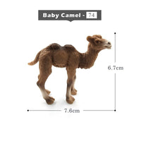 1pc Okapi Sheep Deer Crocodile Lynx Koala Animal Miniature Art Toy Figure Doll