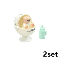 City Baby Stroller Furniture Baby Carriage for Lego Building Blocks Sets DIY