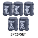 Military Oil Drum Fuel Tank Army War Scene For LEGO Building Blocks Brick Toy