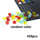 450pcs Round 1x1 Flat Studs 98138 for Lego MOC Building Blocks Brick Toy DIY
