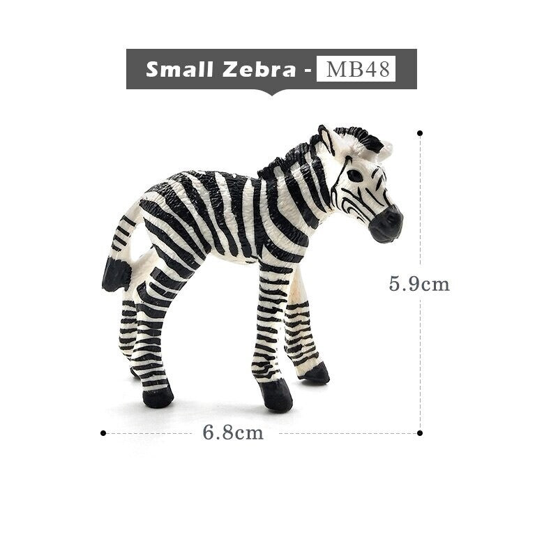 1pc Ostrich Meerkat Okapi Swan Crocodile Animal Miniature Art Toy Figure Doll