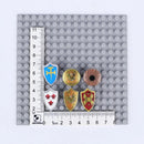 Medieval Military Knights Shields Middle Age For LEGO Building Blocks Brick Toy