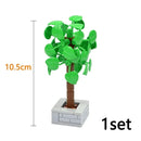 City Tree Green Bush Garden MOC Flower Grass for Lego Building Blocks Sets DIY
