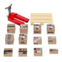 MOC City Food Stall Call Box Street Trolley for Lego Sets Building Blocks Set