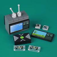 Computer Console Phone Tablet MOC TV City for Lego Building Blocks Sets DIY
