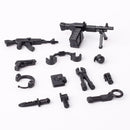 Military MOC SWAT Gun Weapon Box Container Headset Building Blocks Brick Toy DIY