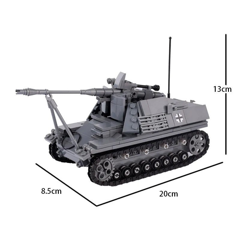 WW2 Military Tank Army Soldier Vehicle Car For LEGO Building Blocks Brick Toy