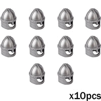 Medieval Military Army Soldier Shield Helmet For LEGO Building Blocks Brick Toy