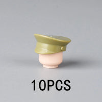 10pcs Military Soldier Trooper Helmet Hat Mask For LEGO Building Block Brick Toy