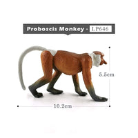 1pc Wolf Deer Leopard Alpaca Koala Antelope Animal Miniature Art Toy Figure Doll