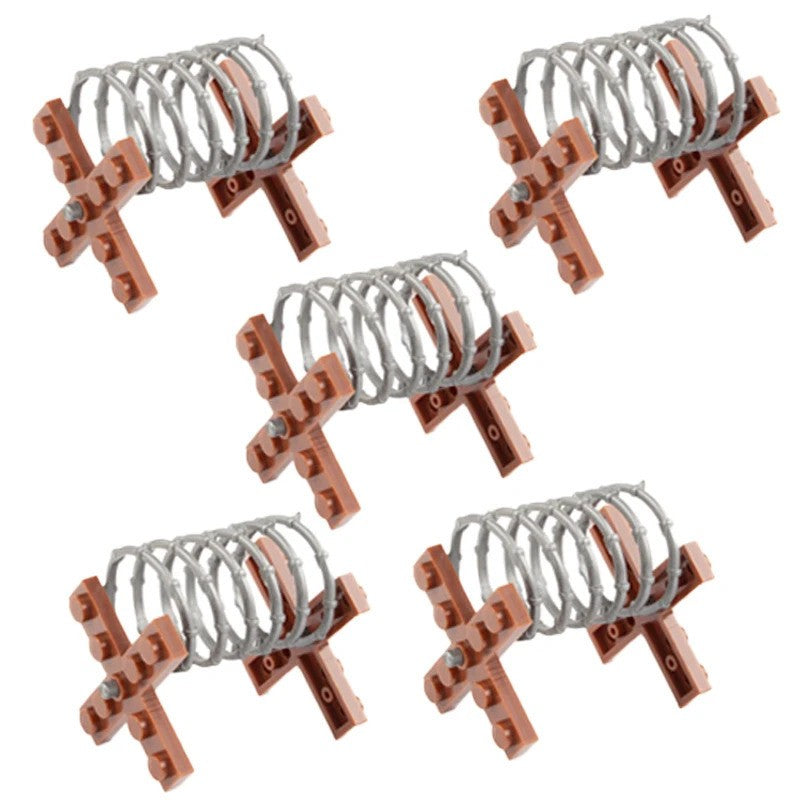 Military Oil Drum Fuel Tank Army War Scene For LEGO Building Blocks Brick Toy