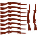 Military Soldier MOC WW2 Gun Arms 98K PPSH For LEGO Building Blocks Brick Toy