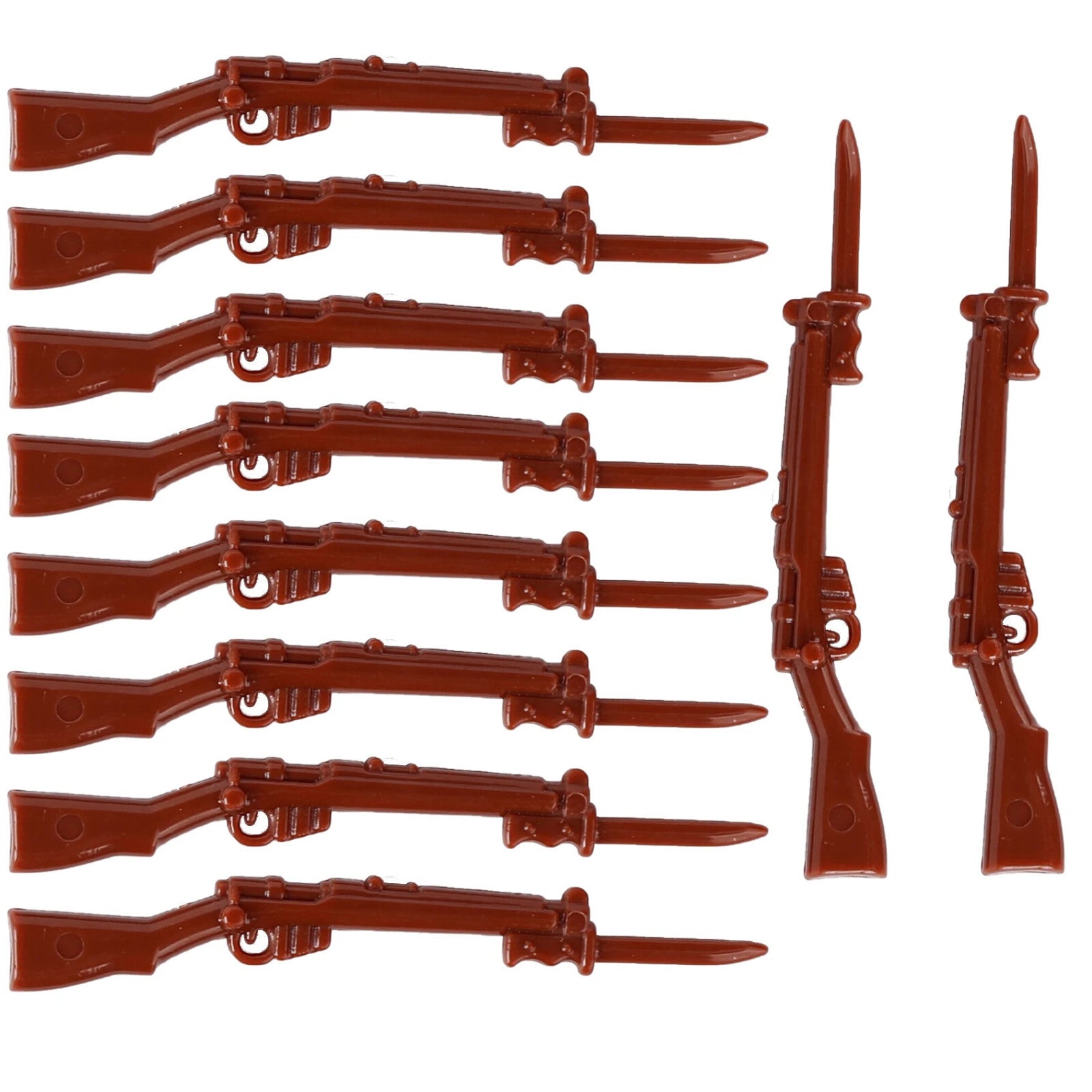 Military Soldier MOC WW2 Gun Arms 98K PPSH For LEGO Building Blocks Brick Toy