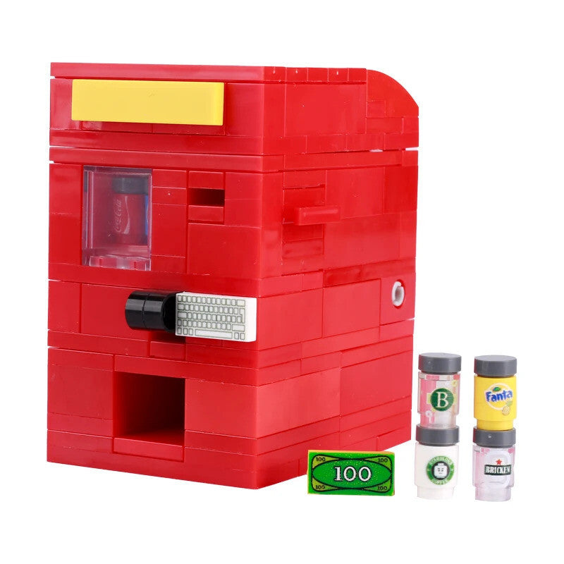 MOC City ATM Vending Machine Gold Bar  Money For Lego Building Block Brick Sets