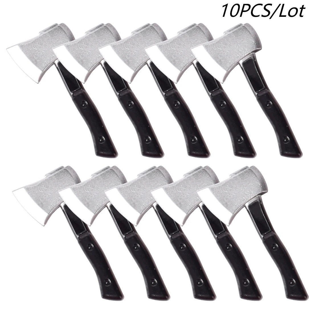 Military SWAT Weapon Shovel Arms Farm Tools Soldier Army Building Blocks Toy DIY