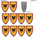 Medieval Military Knights Shields Middle Age For LEGO Building Blocks Brick Toy