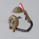 Military Weapon WW2 Green Gas Mask German Army Soldiers Building Blocks Toy DIY