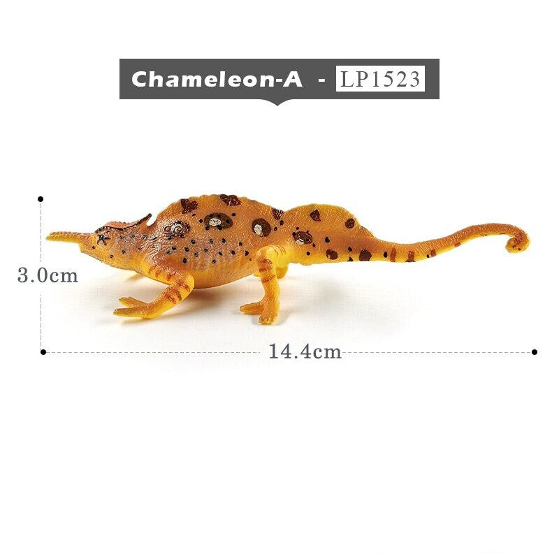 1pc Lizard Centipede Snake Squirrel Jungle Animal Miniature Art Toy Figure Doll