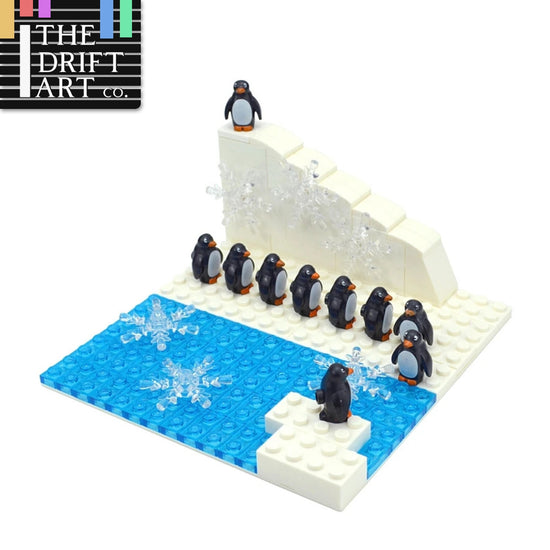 Penguin Glacier Icy Snow world City Animals Zoo for LEGO Building Blocks Set DIY