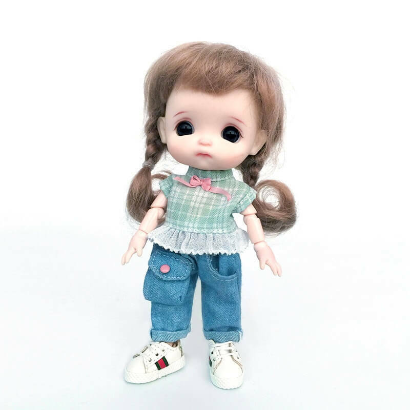 Clothes - Bear Long Sleeve Shirt For 1:12 BJD doll OB Obitsu 11 Ymy Toy