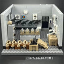 294pcs WW2 Military Weapon Warehouse Training Model Base Building Blocks Toy DIY
