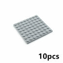 Building Blocks Dots base plates & Pillars DIY - 8x8 10pcs - 8 Colors