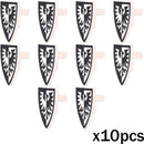 Medieval Military Army Soldier Shield Helmet For LEGO Building Blocks Brick Toy