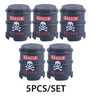 Military Oil Drum Fuel Tank Army War Scene For LEGO Building Blocks Brick Toy
