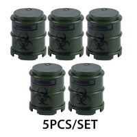 Military Oil Drum Fuel Tank Army War Scene For LEGO Building Blocks Brick Toy