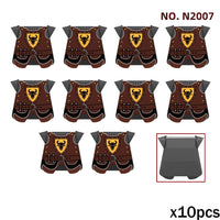 Medieval Military Army Soldier Shield Helmet For LEGO Building Blocks Brick Toy